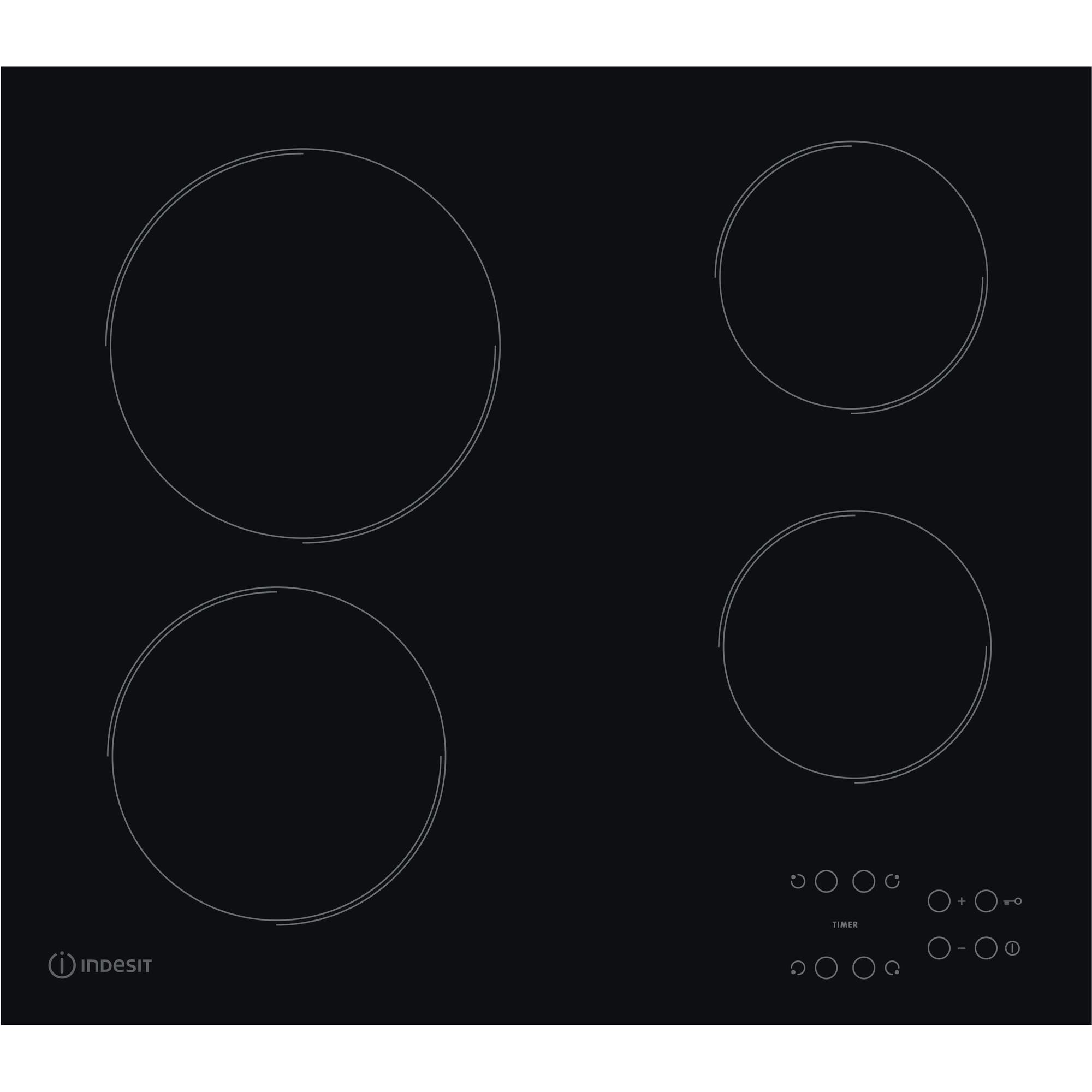 Indesit Aria RI 161 C Hob - Black