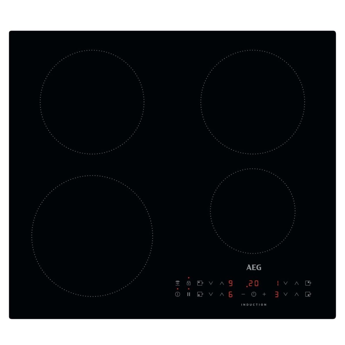 AEG IKX64301CB 3000 Induction Hob with Hob2Hood