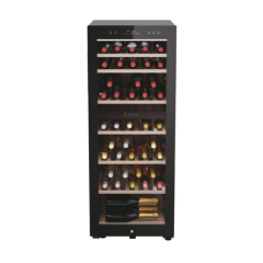 Haier HWS77GDAU1 Freestanding Wine Cooler - Black - G Rated