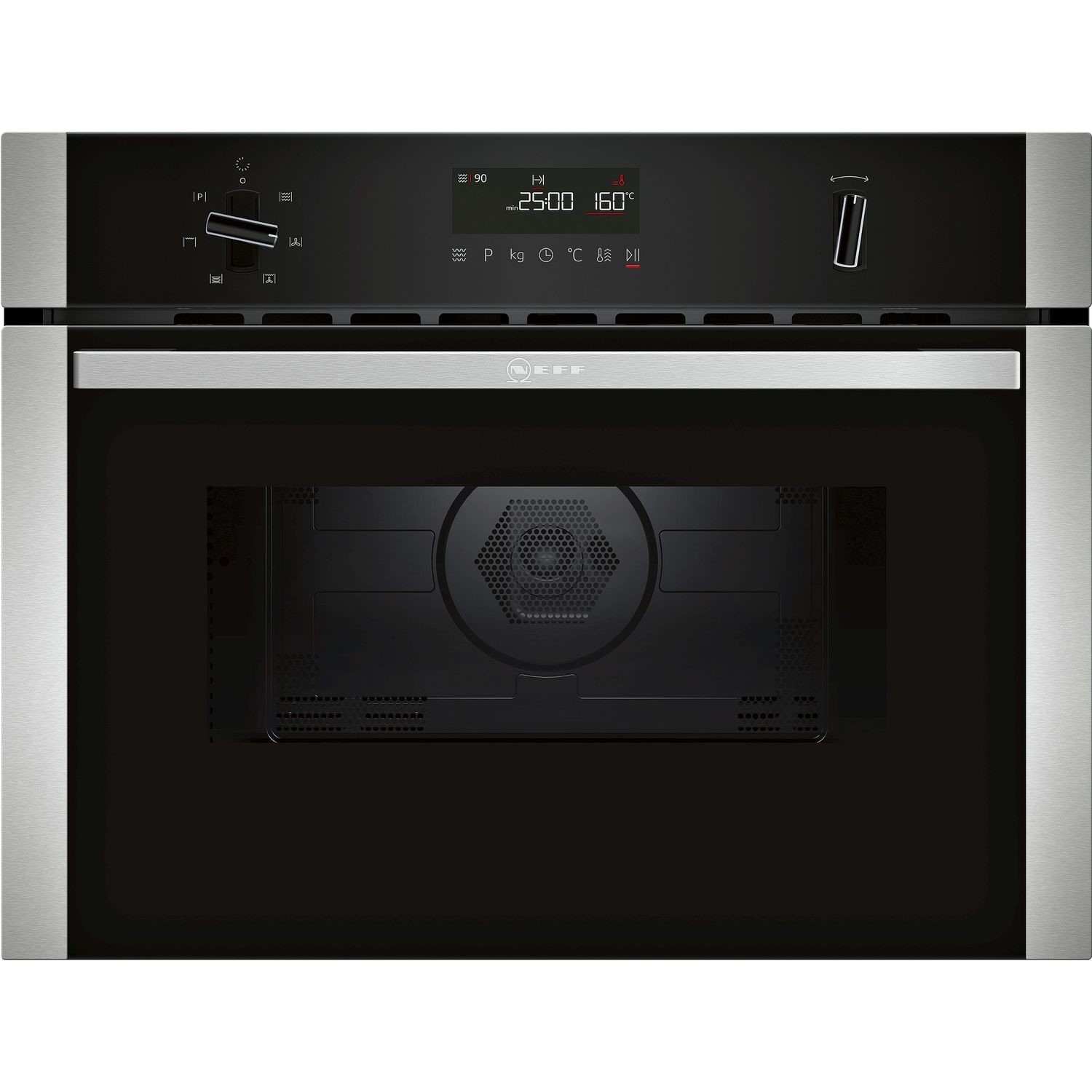 Neff C1AMG84N0B, Built-in microwave oven with hot air