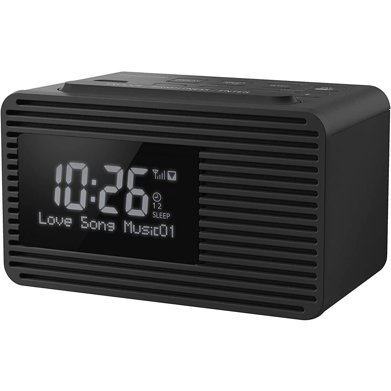 Panasonic RC-D8EB-K User-Friendly DAB/FM Clock Radio Black