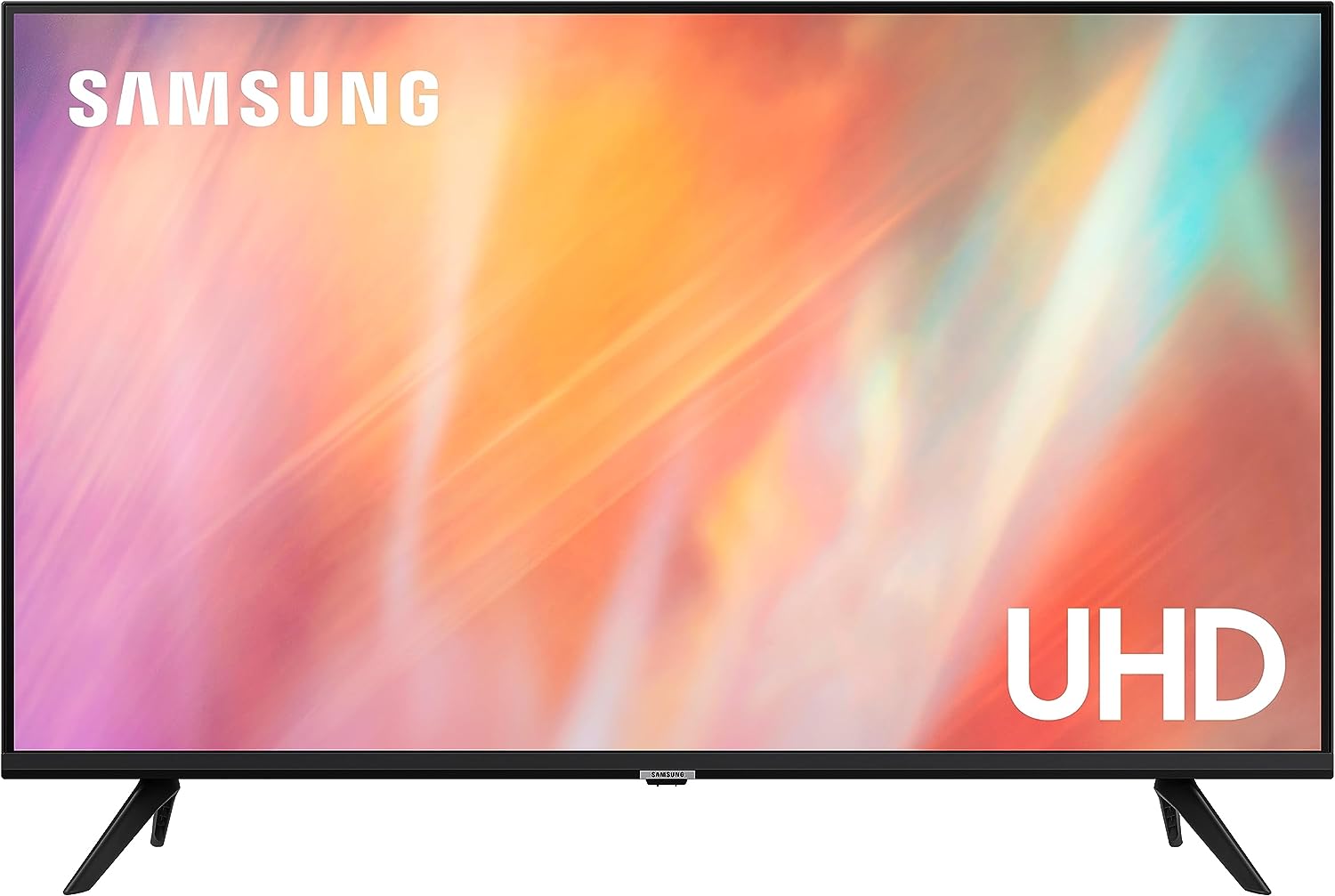 Samsung UE55AU7020 (2023) HDR 4K Ultra HD Smart TV, 55 inch with TVPlus Black